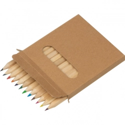 12 farbige Holzstifte