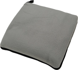 2-in-1 Fleecedecke/Kissen 170 g/m²