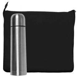 2-in-1-Fleecedecke und 500-ml-Thermoskanne-Set