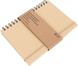 A5-Notizbuch mit Linien aus Recyclingpapier