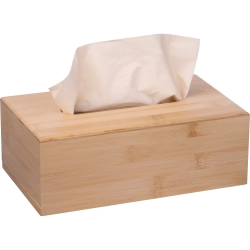Bambusbox mit Kosmetiktüchern