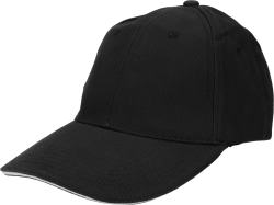 Baseballkappe aus 6-Panel-Baumwolle, 260 g/m²