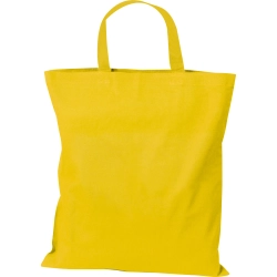 Baumwolltasche mit kurzen Henkeln, 140 g/m²