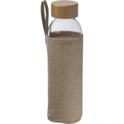 Glasflasche mit Schutzhülle, 500 ml