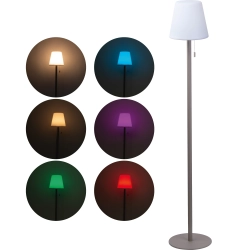 Hohe, farbwechselnde Lampe