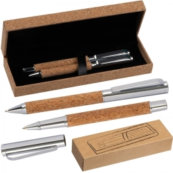 Schreibset mit Kugelschreiber und Rollerball-Stift