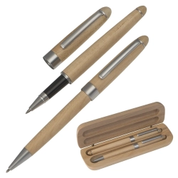 Schreibset mit Kugelschreiber und Rollerball-Stift
