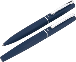 Schreibset mit Kugelschreiber und Tintenroller, Soft-Touch-Marke SAINTE-MAXIME MoLu