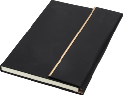 Set aus liniertem A5-Notizbuch und CrisMa-Stift aus recyceltem Leder