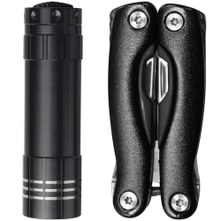 Taschenlampe und Multifunktionswerkzeug-Set