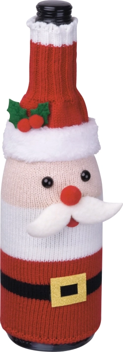 Weihnachts-Weinflaschenhülle