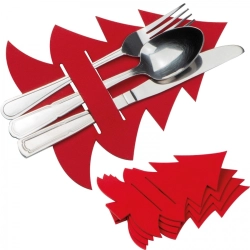Weihnachtsbesteck-Platzsets