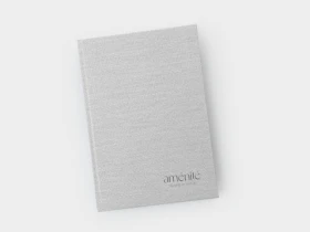 Heller A5-Wochenkalender im Hardcover mit personalisiertem Logo