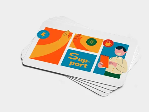 Scheckkartenkalender