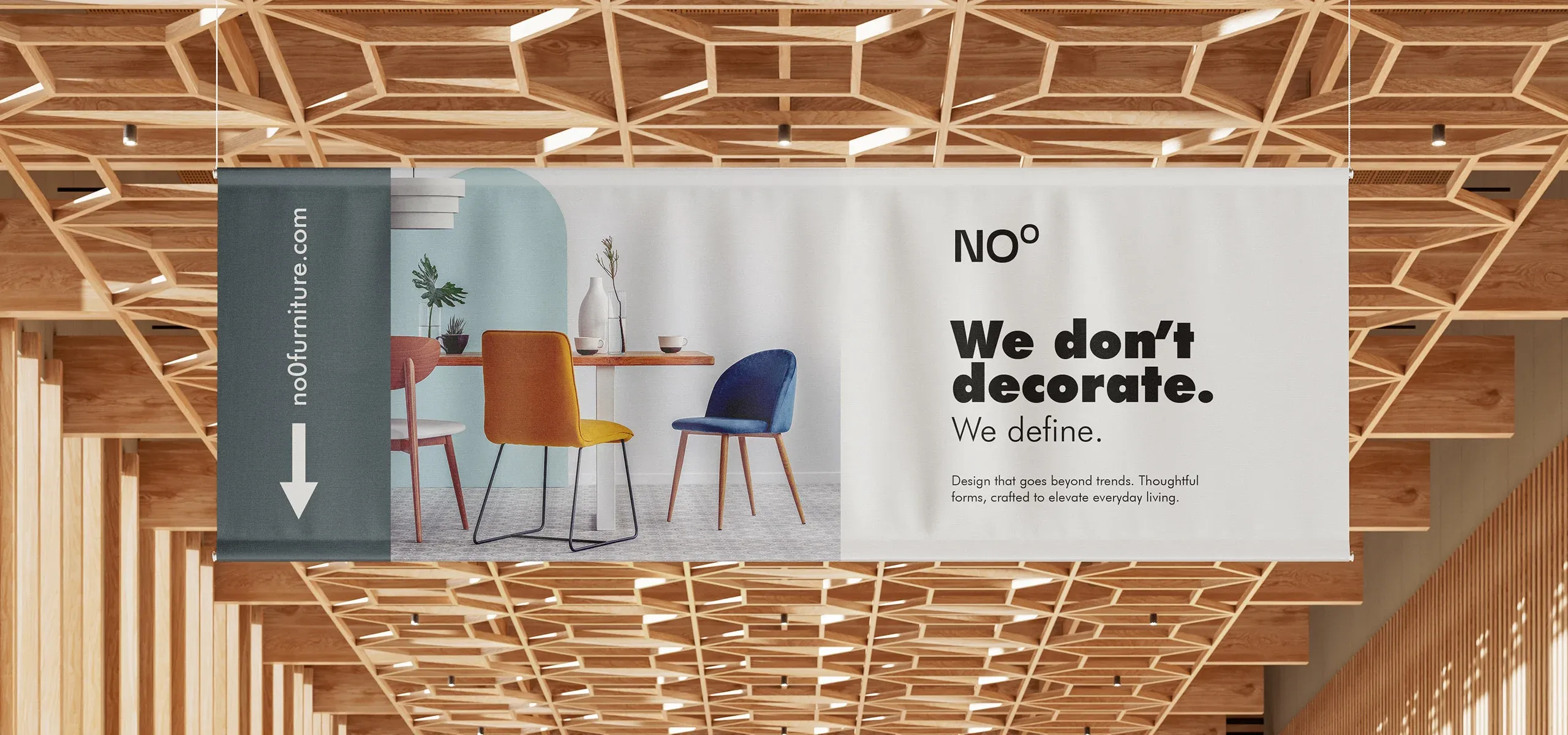 Textilbanner Blockout Blackback