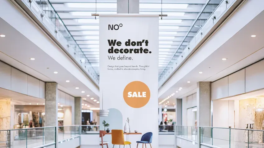 Textilbanner Blockout Blackback