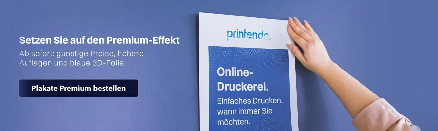 Plakate einseitig Premium