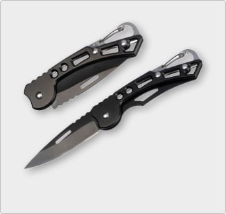 Messer und Taschenmesser