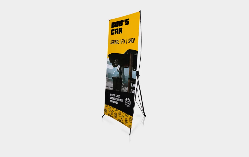 Display zu X-Banner