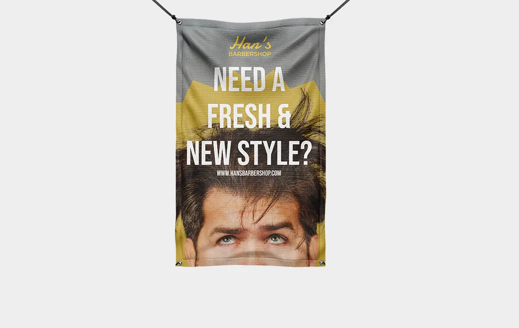 Einseitige Reflexbanner