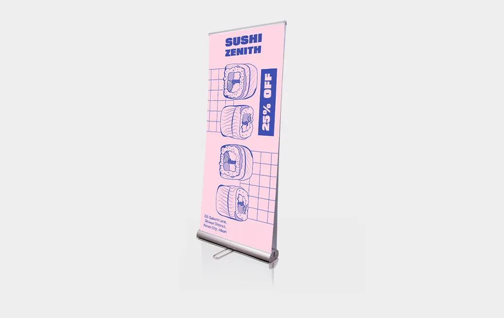 Roll-ups Double (beideseitig)