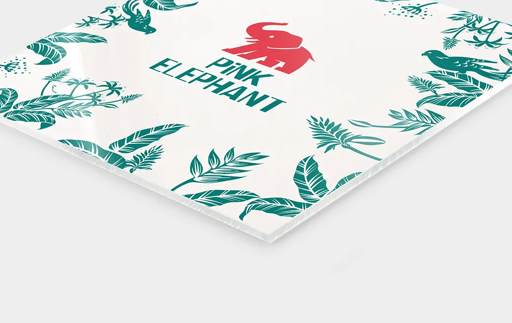 Plexiglas Milchglas-Platte