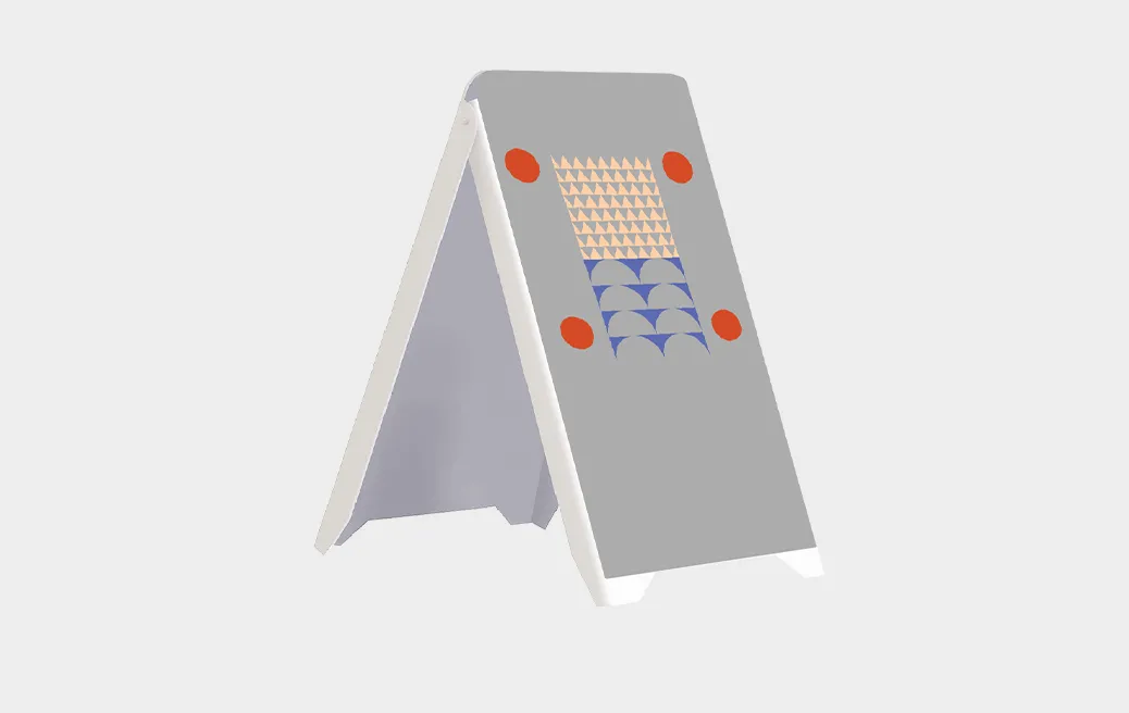 Kundenstopper aus PVC bedruckt